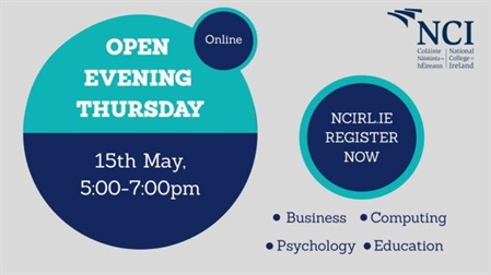 Online Open Evening - May