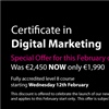 Certificate in Digital Marketing Discount Offer