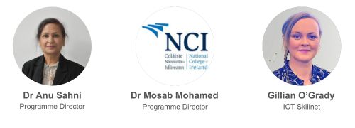 Speakers at MSc in Data Analytics and MSc in Cybersecurity Webinar