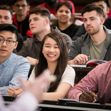 International Students in lecture