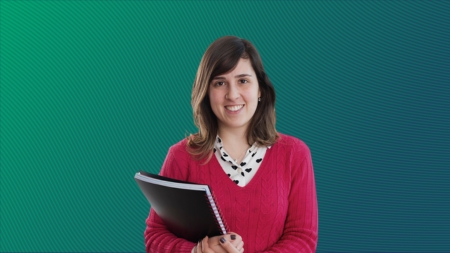 Image of International Student with a book