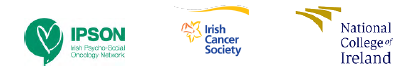 logos for IPSON ; Irish Cancer Society ; National College of Ireland