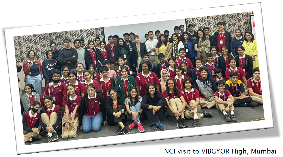 NCI visit ot VIBGYOR High in Mumbai
