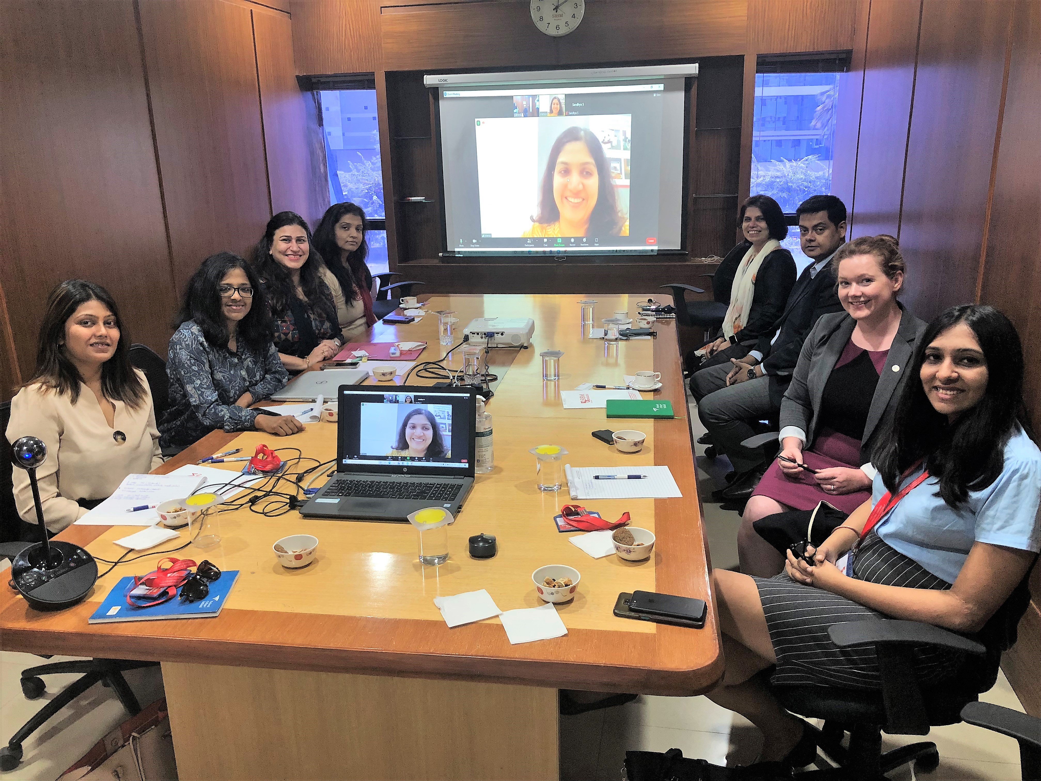 NCI international team meets with SIMB, Bangalore