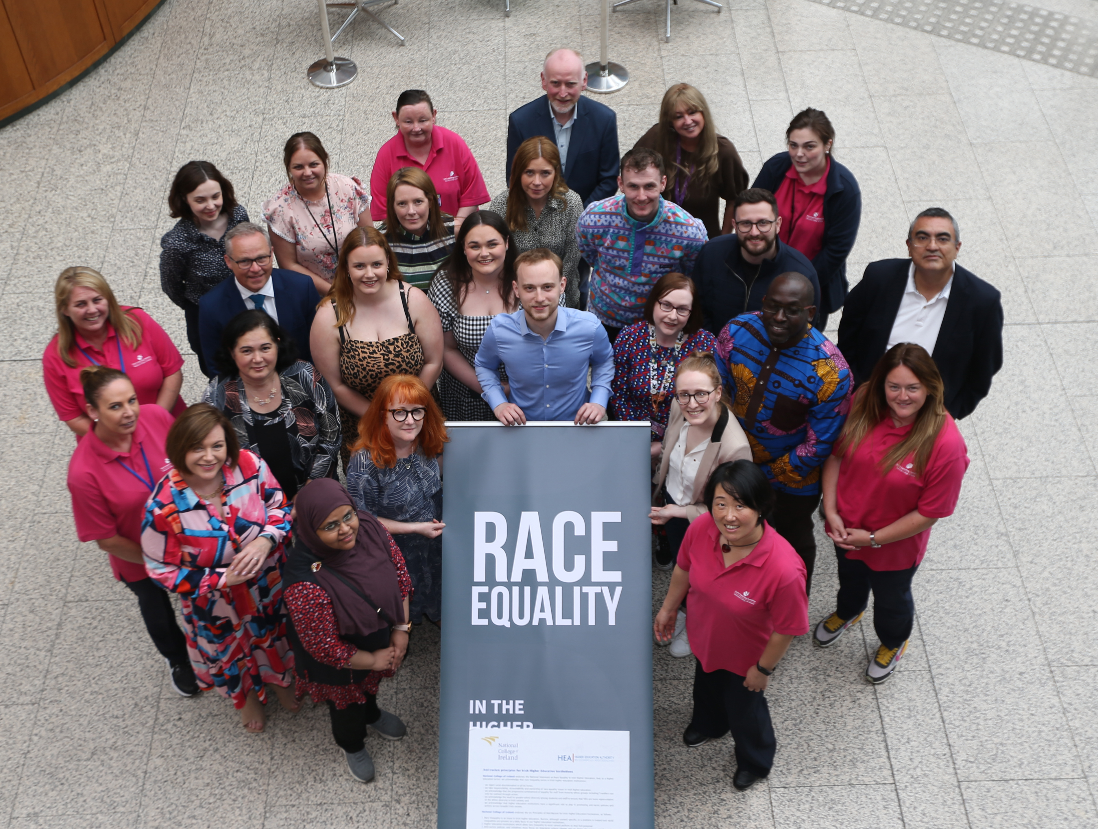 Dr Jennie Rothwell, Centre of Excellence for Equality, Diversity and Inclusion HEA, witnessed NCI's formal signing of Anti-Racism Principles for HEIs