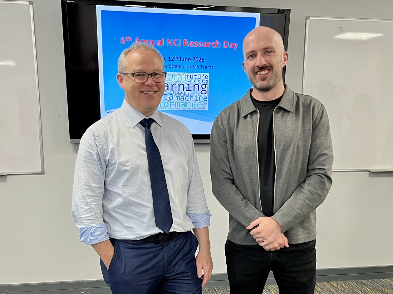 Professor Paul Stynes and Conor Sisk