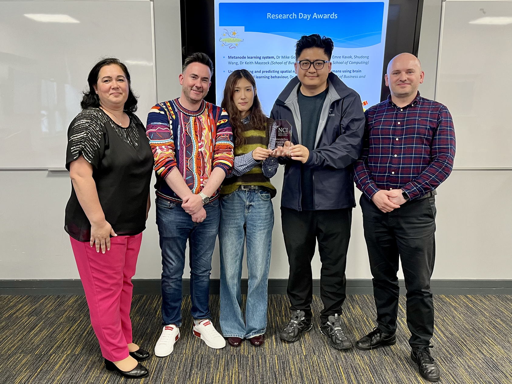 Members of Metanode, winners of Senior Research Award NCI 2025