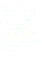 ELI received a Certificate of Achievement from the PCHP US, marking 10 years of successful implementation of the Parent Child Home Programme in Ireland. Since 2007, Home Visitors have made over 35,000 visits to over 600 families 