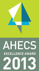 Logo for NCI's AHECS Award for Excellence 2013