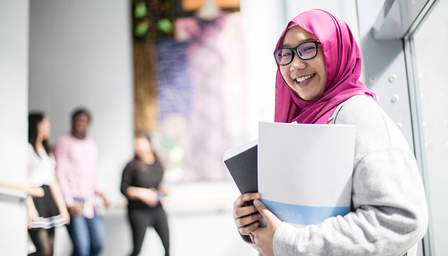 NCI international student on campus
